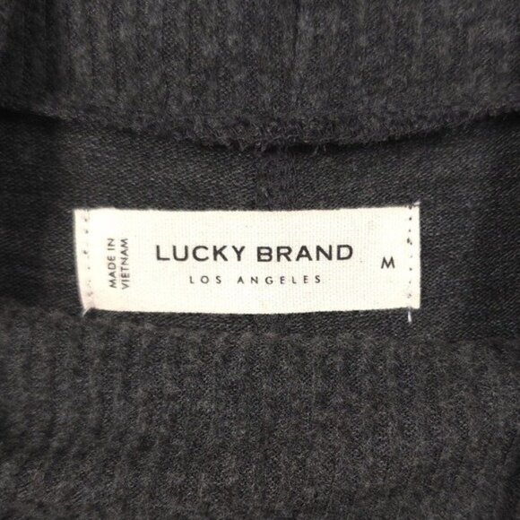 NWT LUCKY BRAND Women Cloud Jersey MockNeck Dress Gray Soft Sweater Dress MEDIUM - Picture 8 of 14
